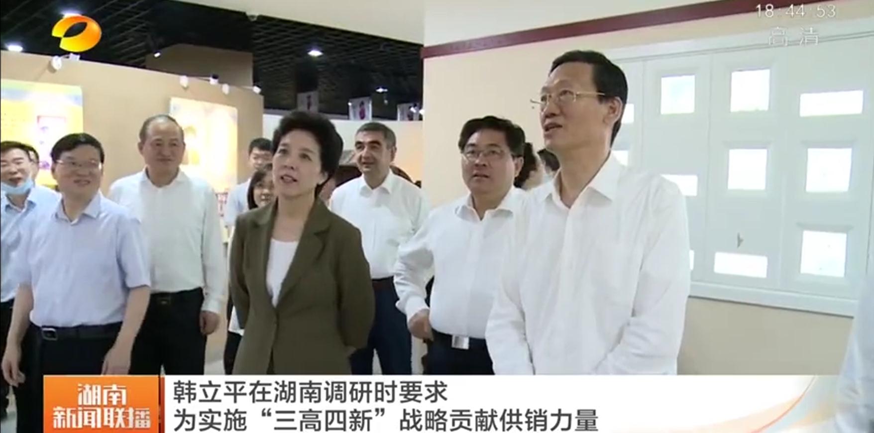 中華全國(guó)供銷合作總社黨組書記、理事會(huì)副主任韓立平調(diào)研我司